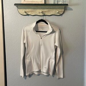 Patagonia White Quarter-Zip Pullover Jacket